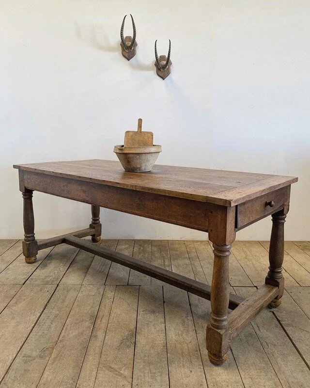19th Century French Refectory Kitchen Dining Table