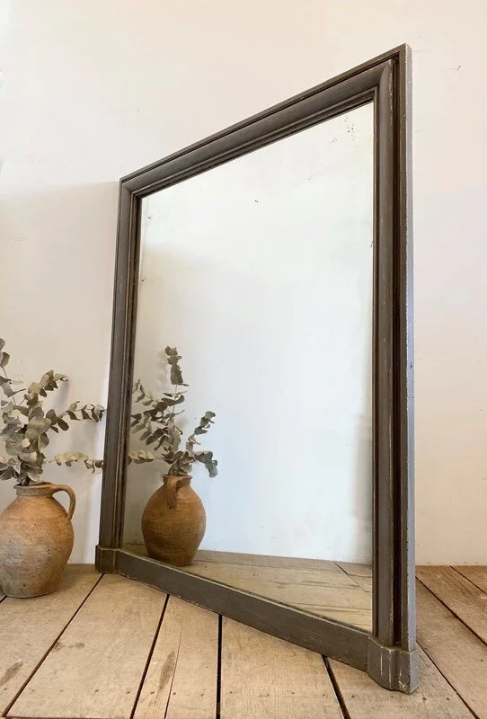 19th Century Antique French Painted Mirror