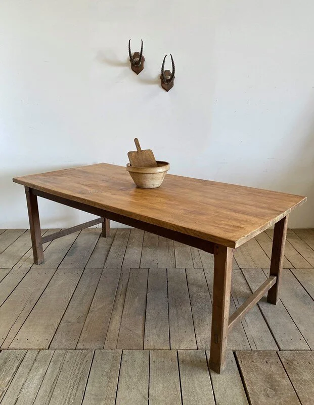 Antique French Farmhouse Refectory Kitchen Table