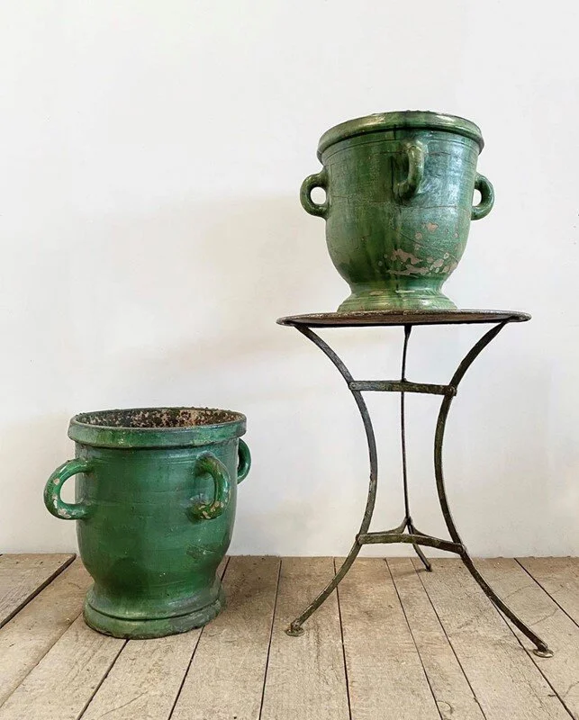 Pair Of 18/19th Century French Castelnaudary Pots