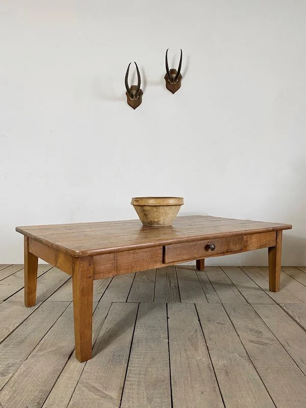 19th Century French Cherrywood Coffee Table