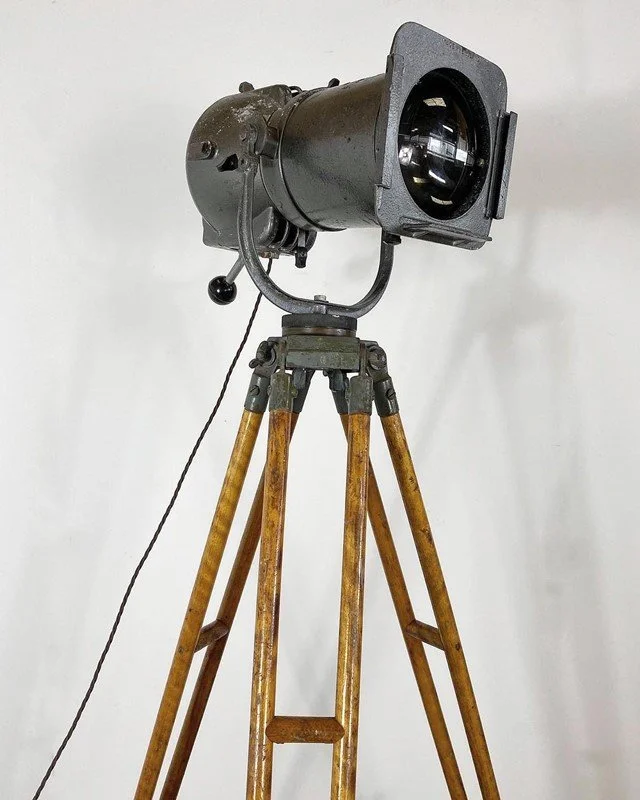 Vintage Industrial Theatre Lamp by 'Strand Electric, London'