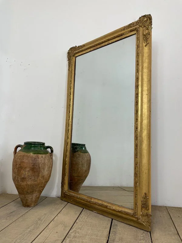 19th Century Antique French Gilt Mirror