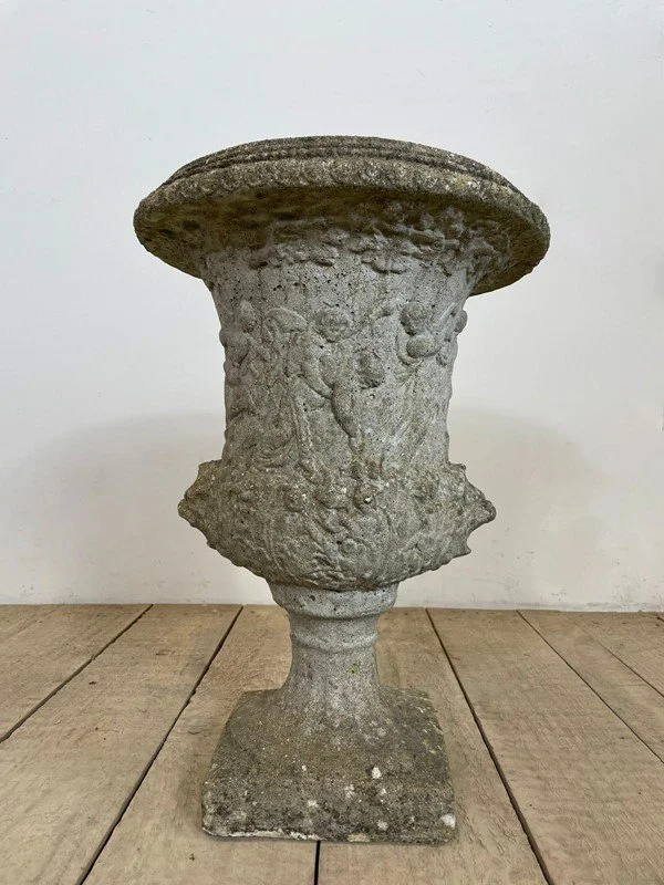 20th Century Classical Stone Garden Urn