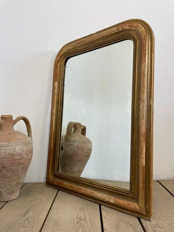 19th Century Antique French Gilt Louis Philippe Mirror
