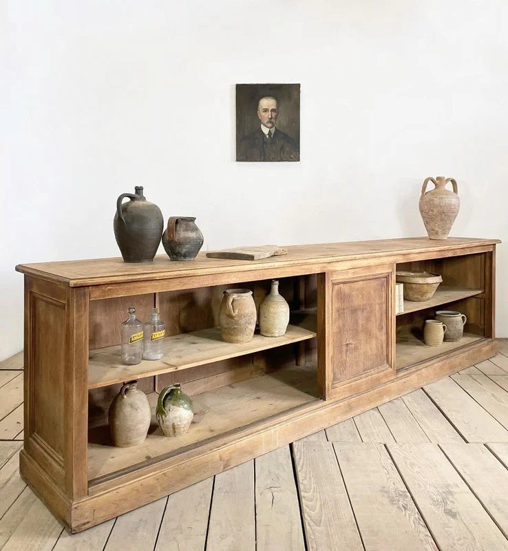 Antique 3m French Shop Counter Kitchen Island