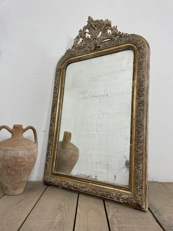 19th Century Antique French Ornate Mirror