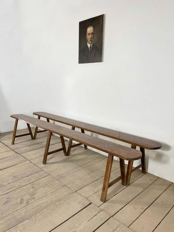 Pair Of Antique French Benches