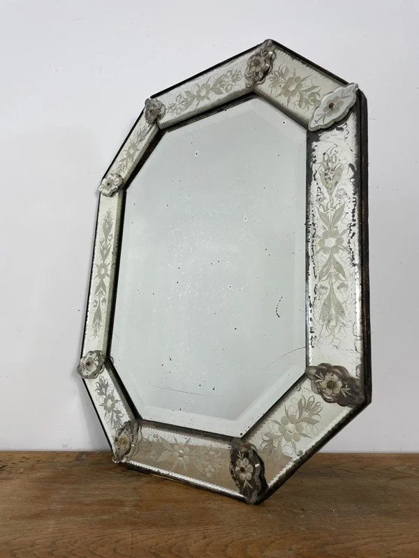 19th Century Venetian Foxed Mirror