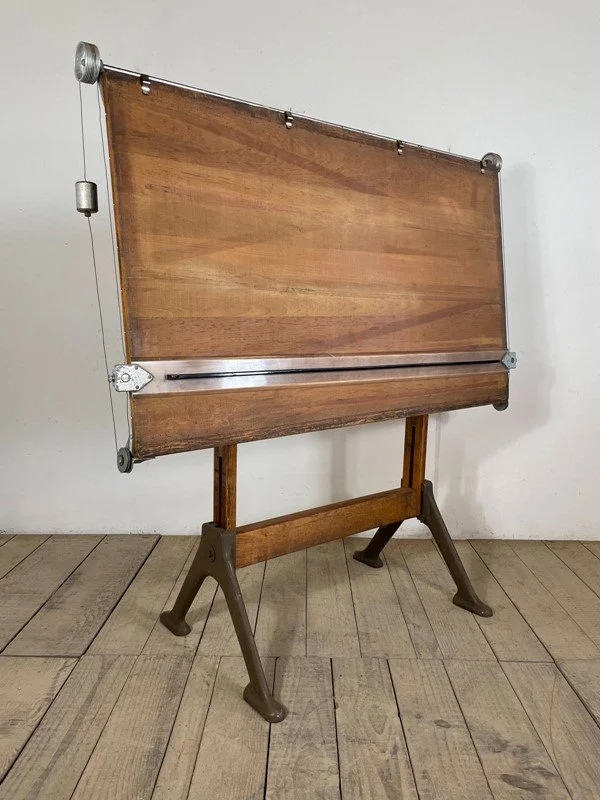 Vintage 1940s 'BJ Hall' Draughtman's Table