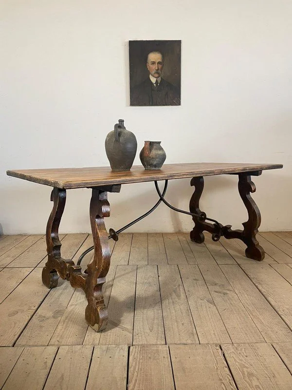 Antique Spanish Kitchen Dining Table