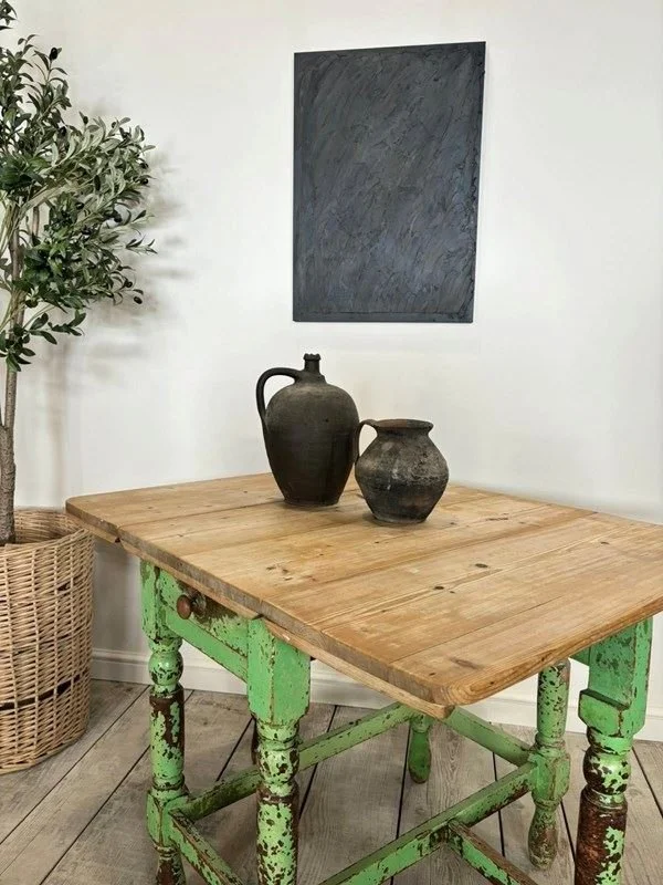 Drop Leaf Second Hand Pine Dining Table Rustic Drop Leaf Console