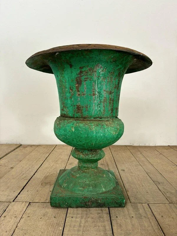 Victorian Antique Original Painted Urn