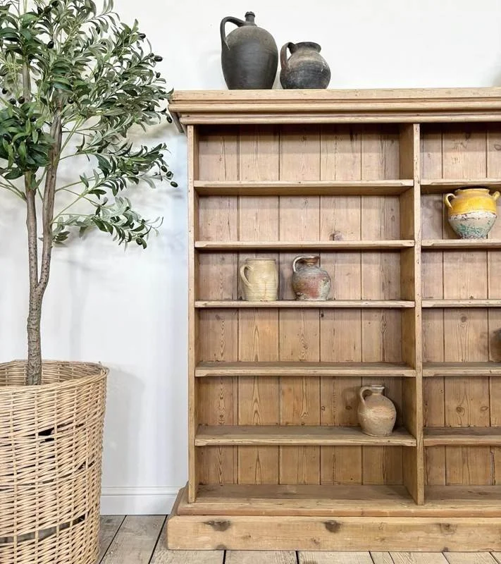 Victorian Antique Rustic Pine Shelving Unit — Vintage Boathouse