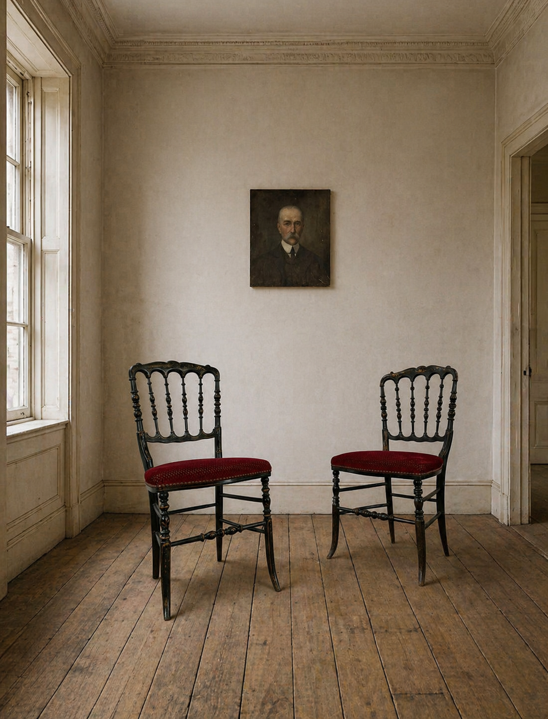 19th Century Antique French Ebonised Napoleon Chairs