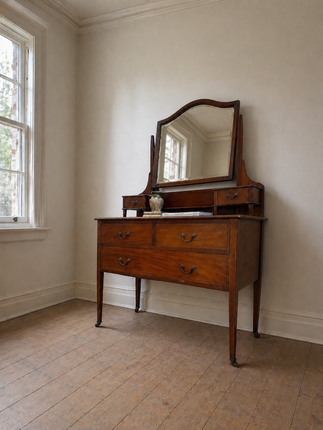 Antique Edwardian Dressing Table Chest