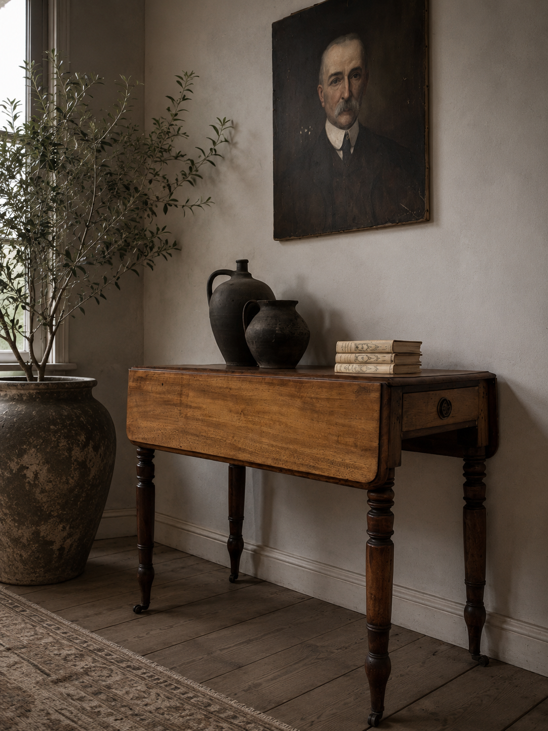 Georgian Antique Drop Leaf Table