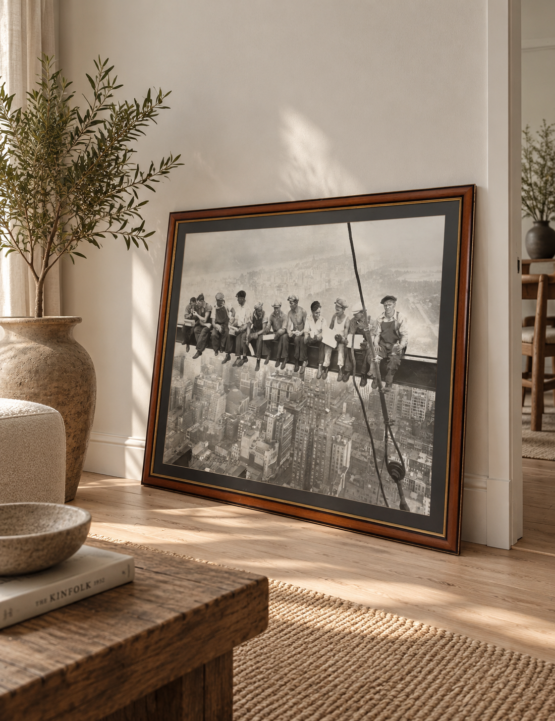 Large Vintage ‘Lunch Atop A Skyscraper’ Art Print
