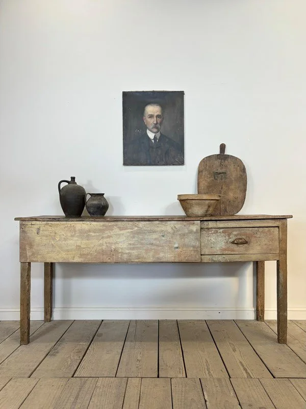 Georgian Antique Original Painted Potting/Console Table