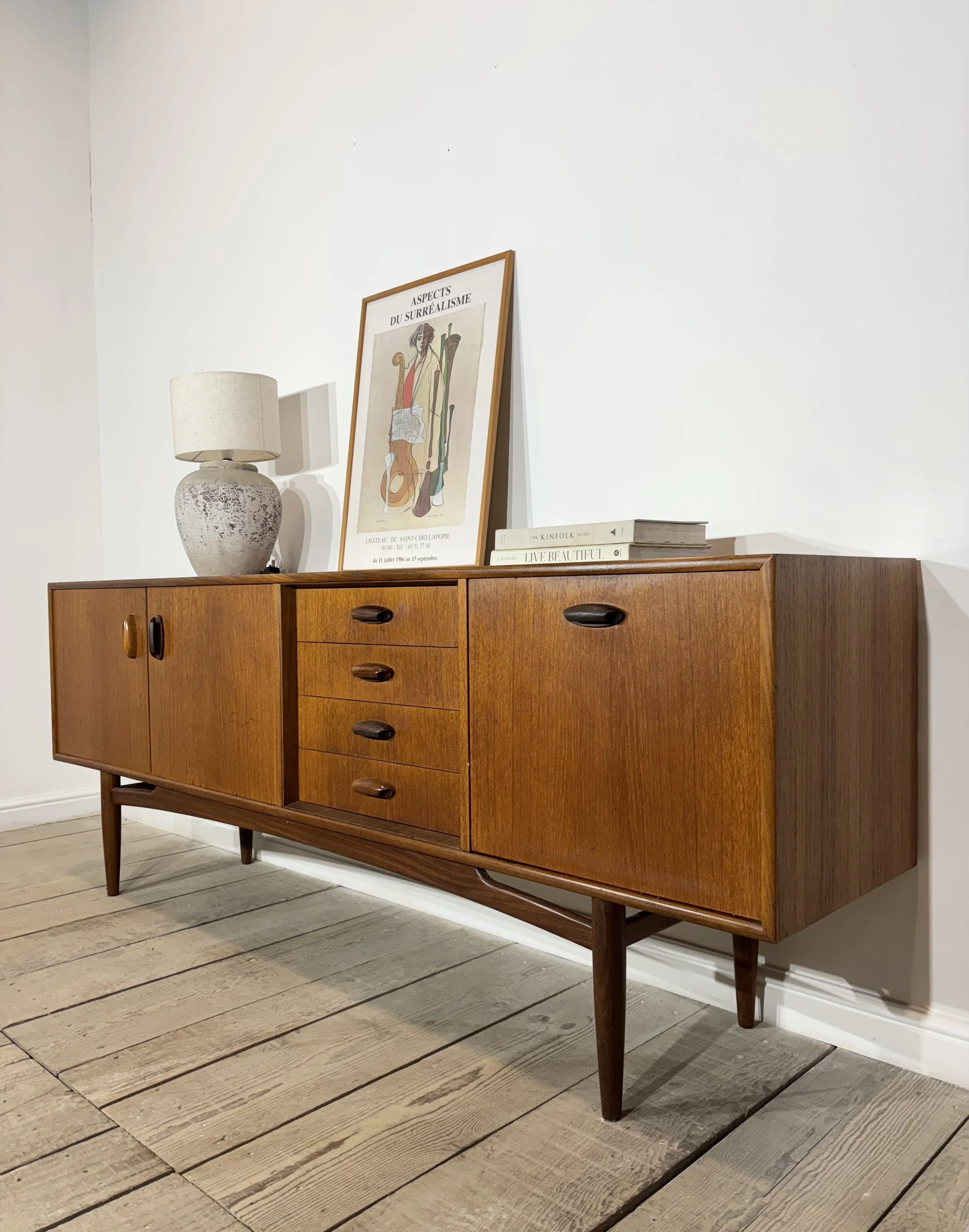Vintage Mid Century G Plan Brasilia Teak Sideboard