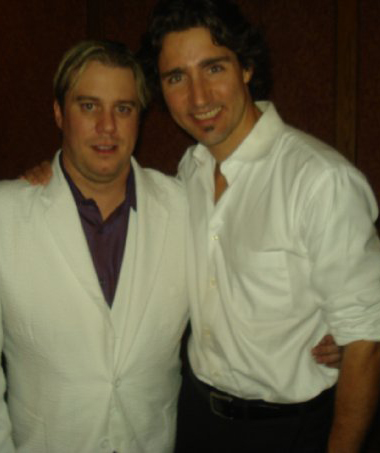 Chris Tutty and Justin Trudeau