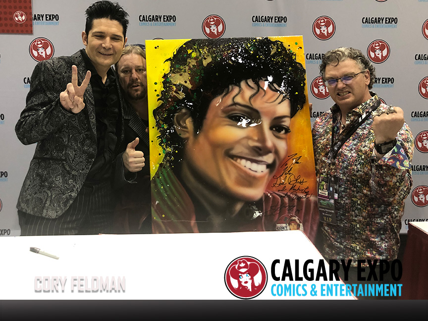 Chris Tutty, Michael Jackson painting, Cory Feldman