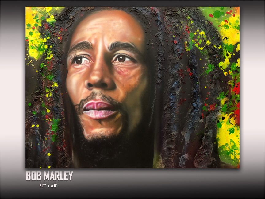 Bob Marley Art by Chris Tutty