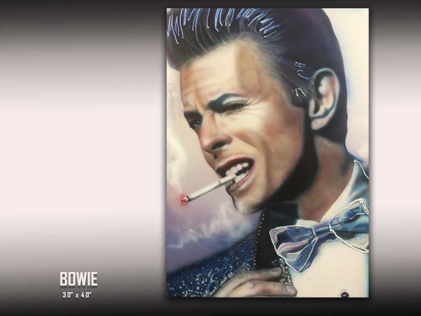 David Bowie art by Chris Tutty