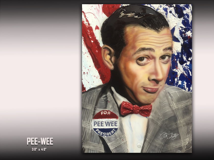 Pee Wee Herman art by Chris Tutty