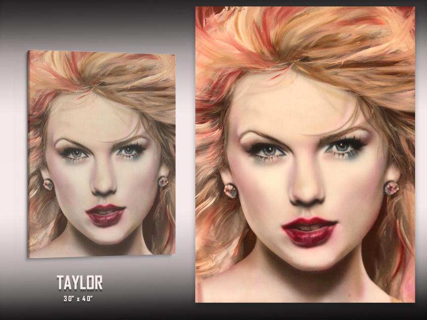 Taylor Swift Art by Chris Tutty