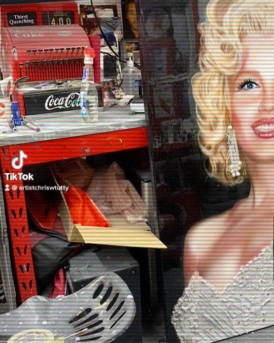 New #marlynmonroe art!! #christuttyyourbuddy