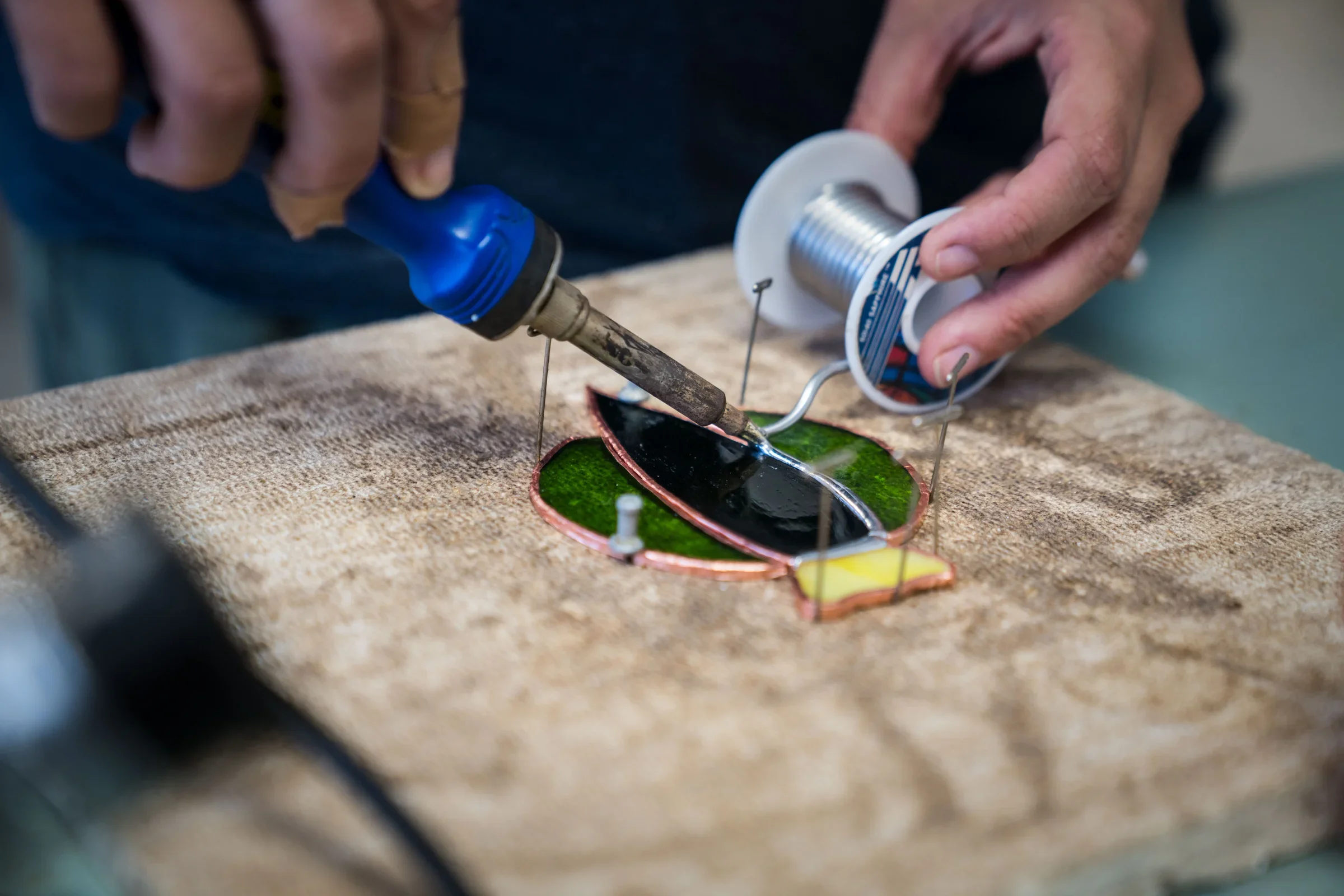 Stained Glass Classes at Strange Earth Studio