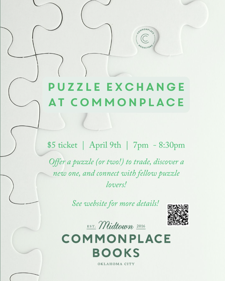 Puzzle Exchange at Commonplace Books