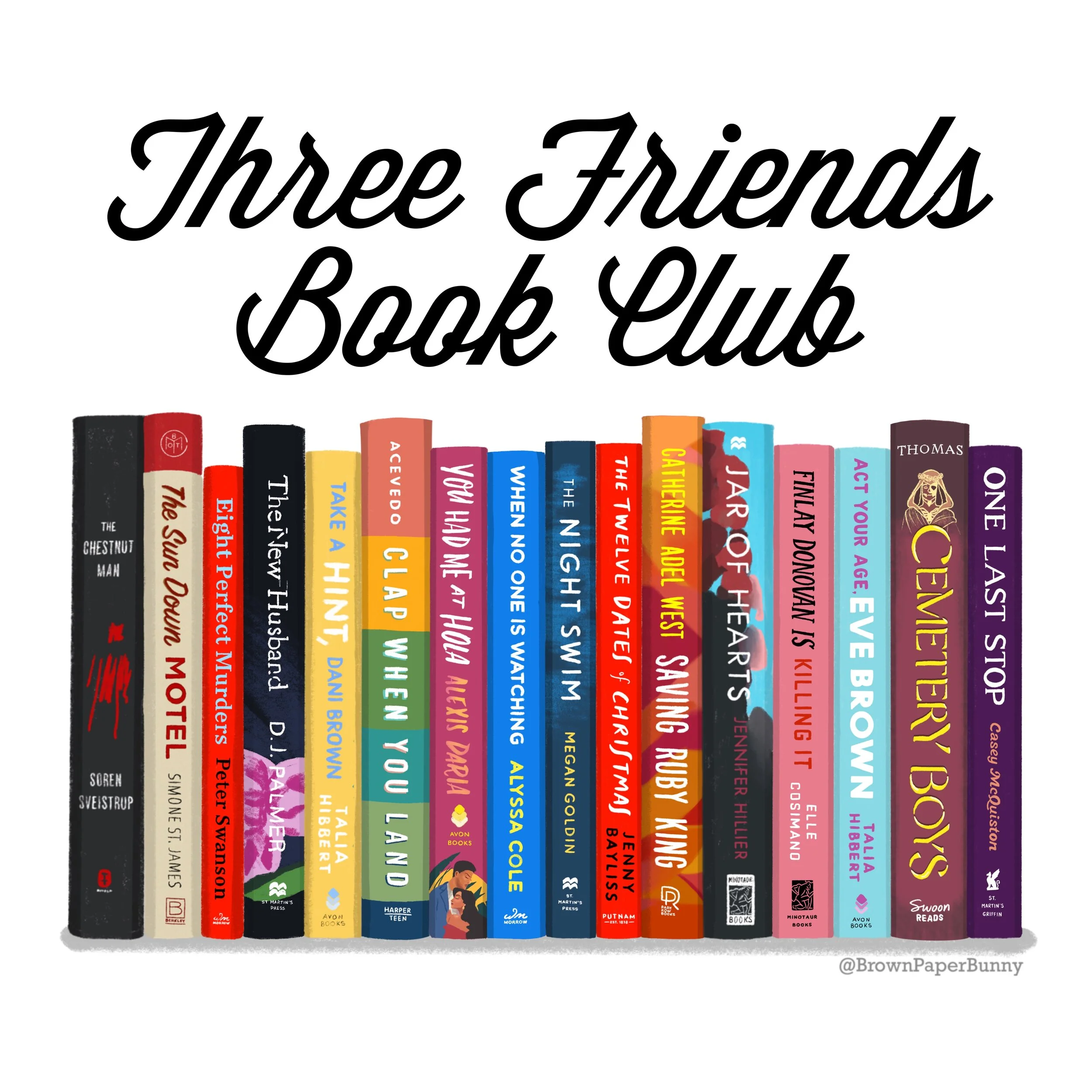 Three Friends Book Club