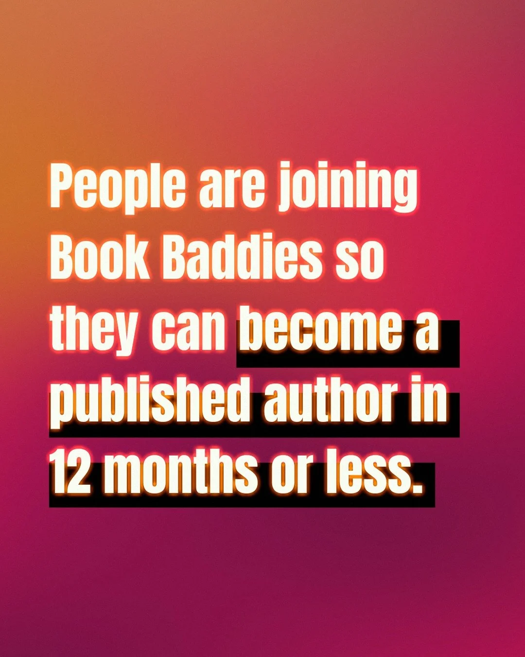 You&rsquo;re a coach sitting on stories that are meant to be a book ❤️&zwj;🔥

Doors close tomorrow. DM me &ldquo;BADDIE&rdquo; for the link to apply now.
