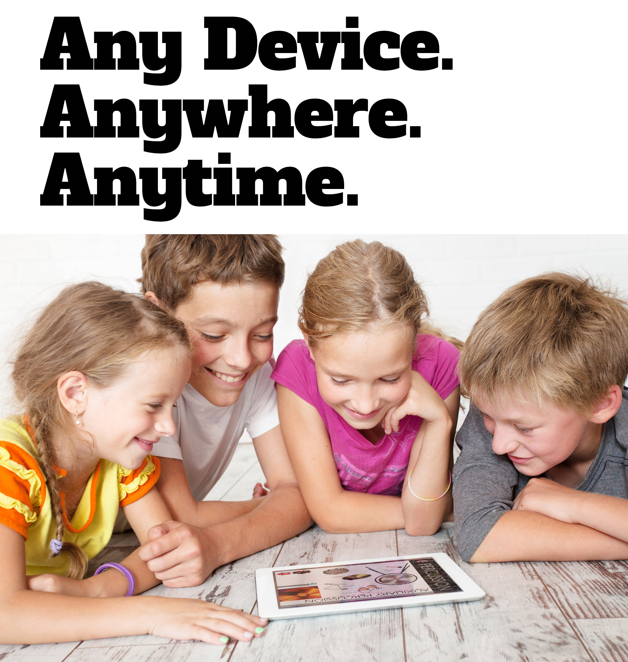 Teachers and students can use this web-based platform on any device connected to the internet.