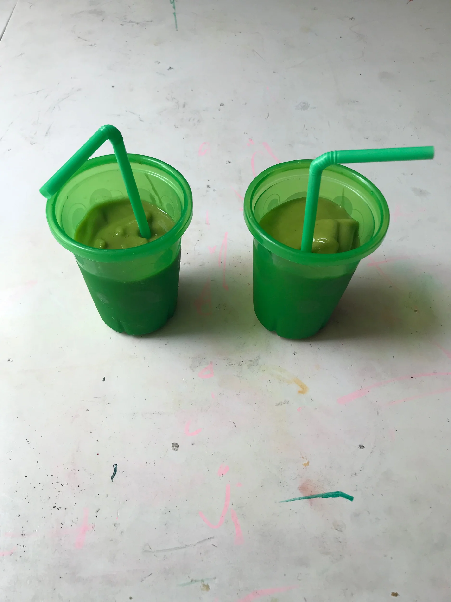 Life hack: when the house gets too loud and everyone needs to chill and watch a show… shove green smoothies in their faces. They will be distracted and drink it all- and you just made your kids eat a handful of spinach. Win.