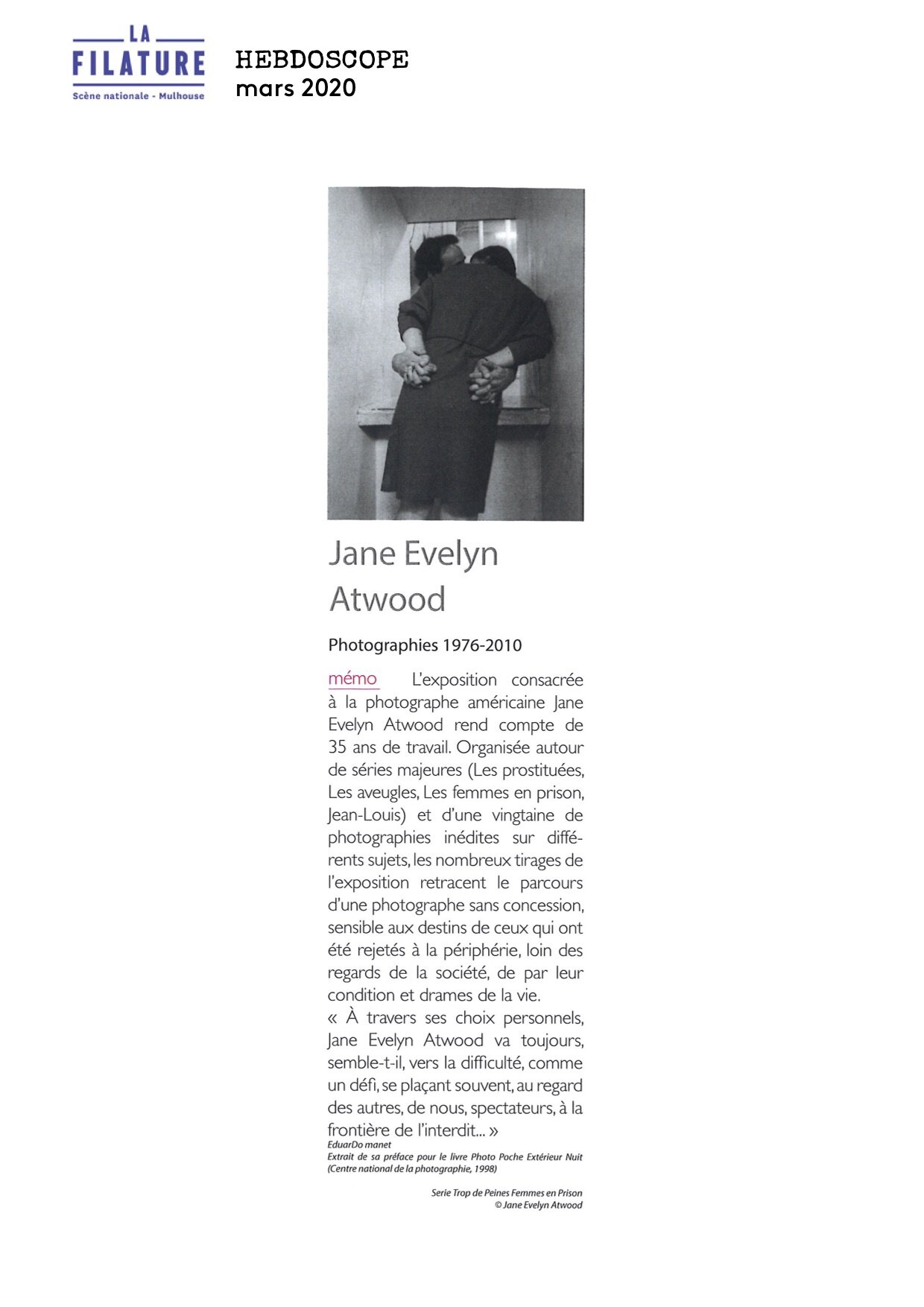 exposition de Jane Evelyn Atwood - Presse La Filature 17.jpg