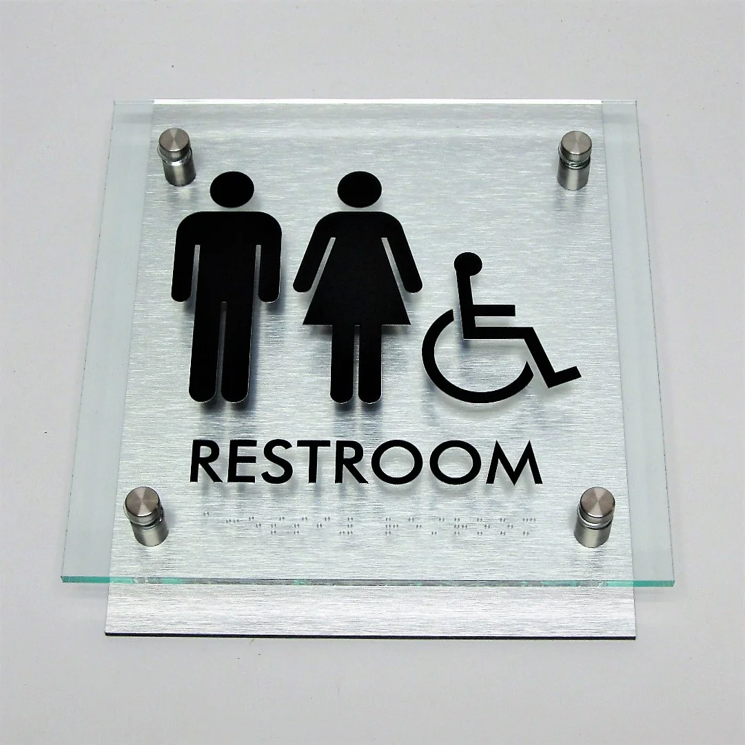 Floating Glass Restroom