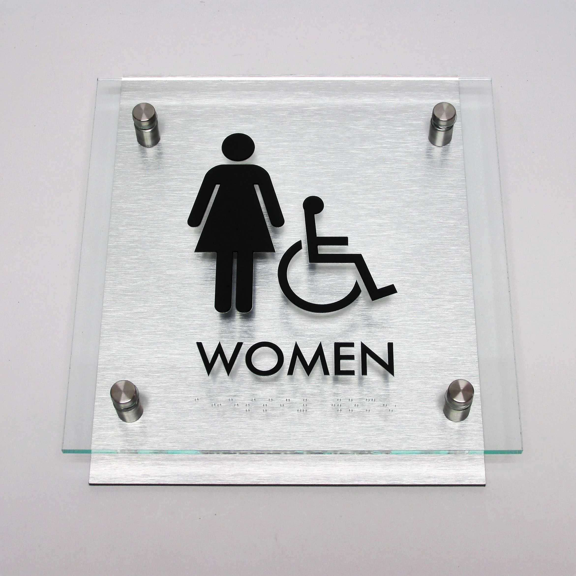 Floating Glass Women Restroom