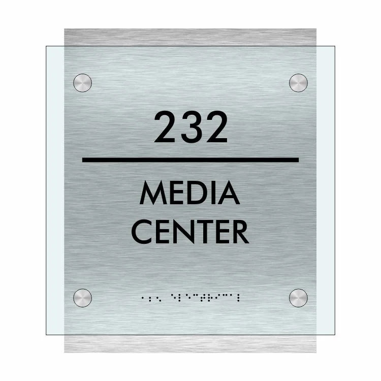 Floating Glass Room Name