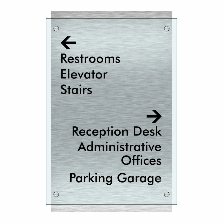 Floating Glass Wayfinding