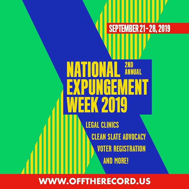 National Expungement Week #new kicked off over the weekend! An #expungement of your criminal record will help with gaining employment, securing affordable housing, or when applying for schooling or professional licenses. An expungement can even help 