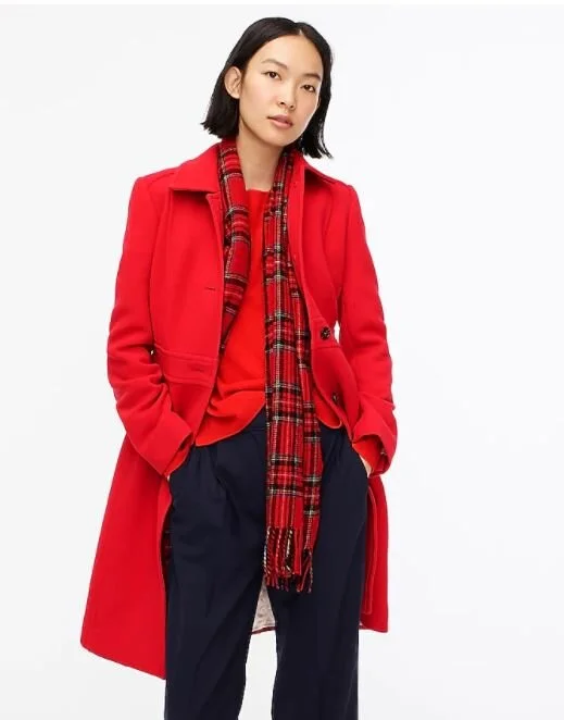 J. Crew Italian Double-Cloth Wool Coat