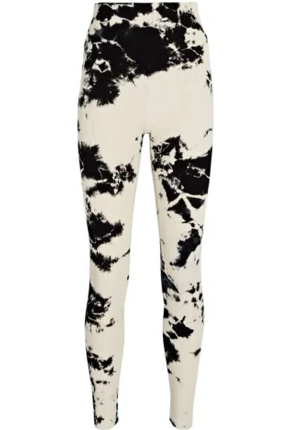 Year of Ours Tie Dye Rib Knit Leggings
