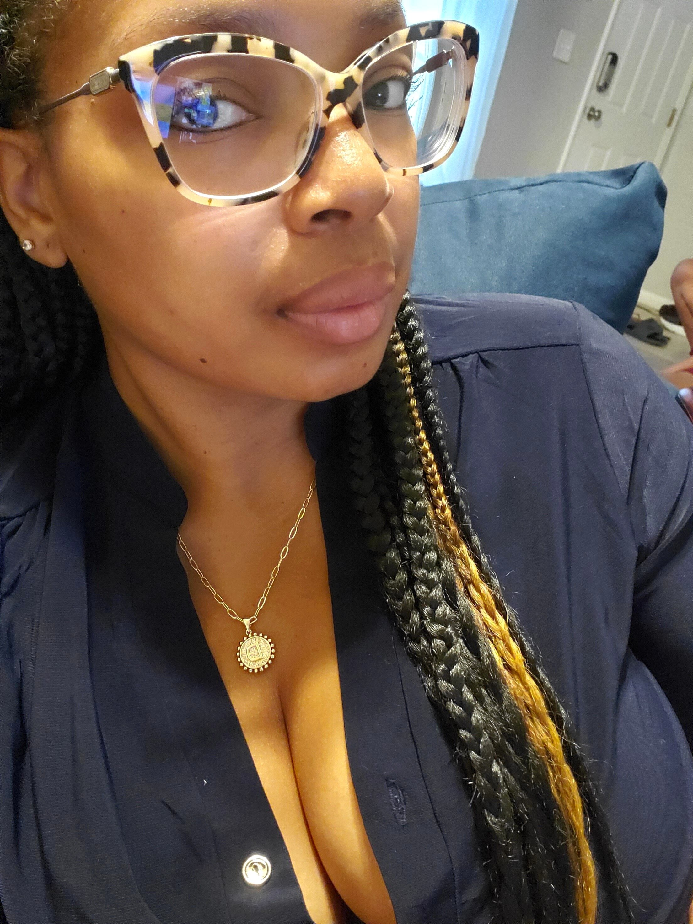 Gold Initial Necklace