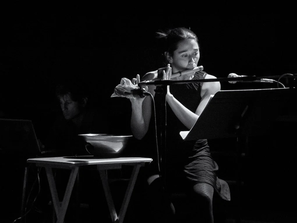 Dalia Chin, Flute Musical Affiliations: Fonema Consort Ensemble, Chicago Composers Orchestra, Folks Operetta, Chicago Metamorphosis Orchestra Project, Dante+Chin Duo Academic Affiliations: DePaul University (Studied) and DePaul University Community Division (Teaching), Florida State University (Studied) Musical Interests: Working with living composers, chamber music, orchestral, solo, experimental, improvisation, collaborative, etc. Teaching! Outside Interests: Meeting people, traveling, spending time with my family. Trying new things, exploring new places.