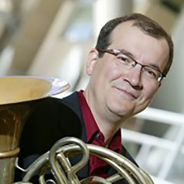Greg Flint, French Horn Musical Affiliations: Principal Horn of the Elgin Symphony, Chicago Jazz Orchestra, Present Music of Milwaukee, Santa Fe Opera Orchestra Academic Affiliations: BM Northwestern University, Associate Professor of Horn at the University of Wisconsin-Milwaukee Musical Passions: Chamber music of all genres, especially Third Stream Outside Interests: Traveling with my family, fixing things around the house