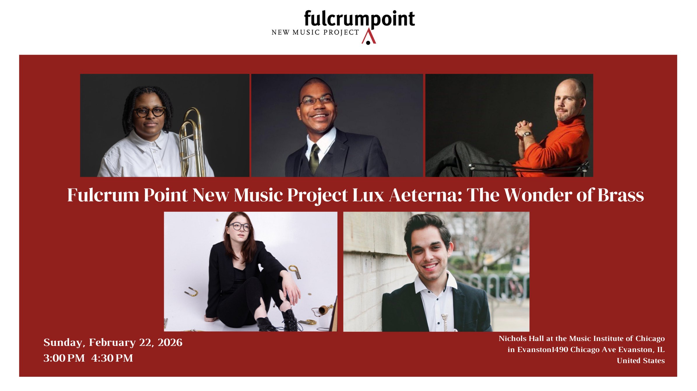 Fulcrum Point New Music Project Lux Aeterna: The Wonder of Brass