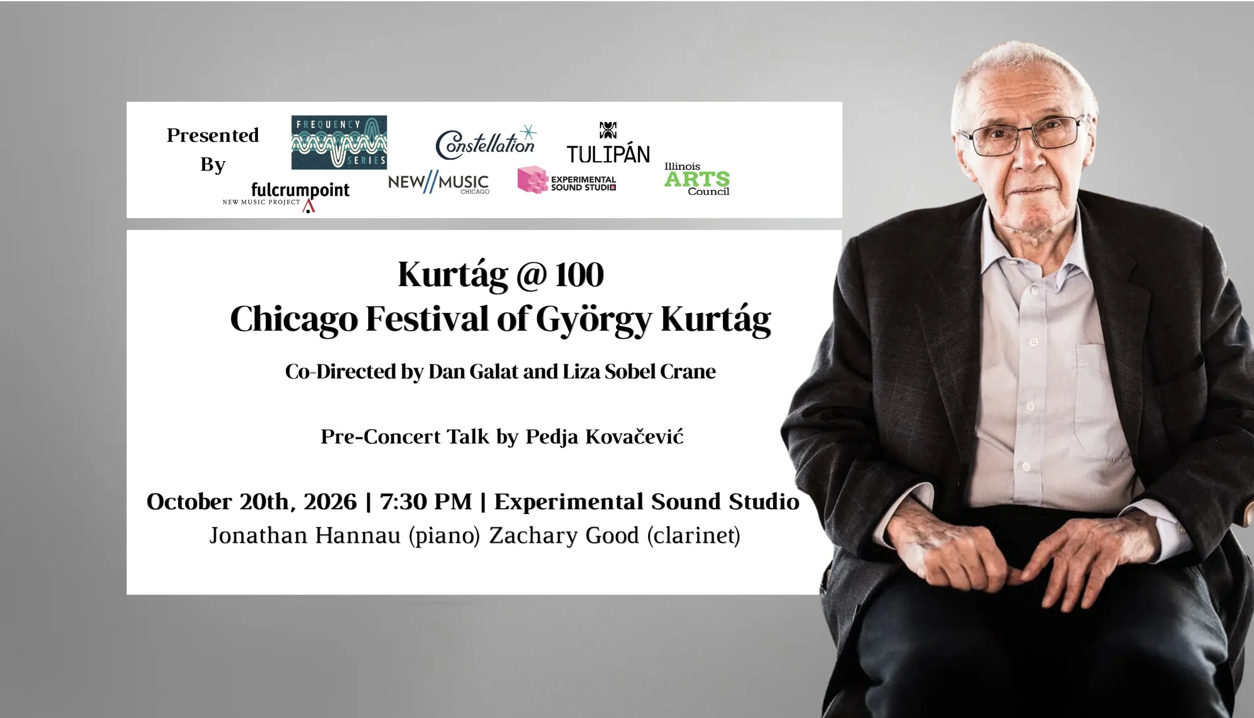 "Kurtág @ 100" Chicago Festival of György Kurtág (Night #3)